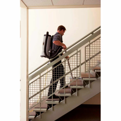ProTeam® QuietPro BP HEPA Backpack Vacuum w/14" Scalloped Floor Tool & Wand Kit - Image 2