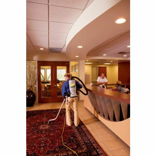 ProTeam® QuietPro BP HEPA Backpack Vacuum w/14" Scalloped Floor Tool & Wand Kit - Image 3