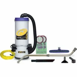 ProTeam® Super CoachVac HEPA Vac Backpack w/14" Floor Tool, Telescoping Wand