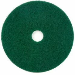 Global Industrial™ 17" Scrubbing Pad, Green, 5 Per Case