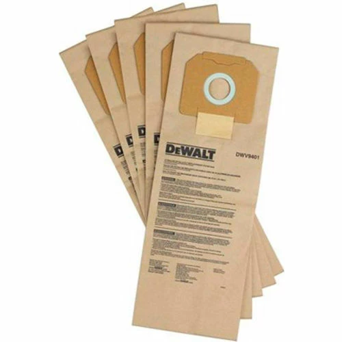 DeWALT® DWV9401 HEPA Dust Bag 5-Pack for DeWALT® Dust Extactors