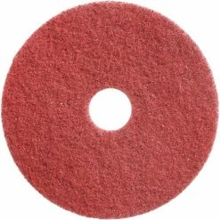 Diamond Polishing 13" Scrubbing Pad, 400 Grit Red, 2 Per Case