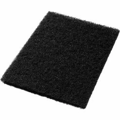 Global Industrial™ 14" x 20" Stripping Pad, Black, 5 Per Case