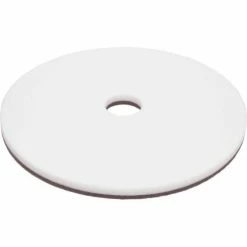 Global Industrial™ 18" Floor Pad, White, 5 Per Case