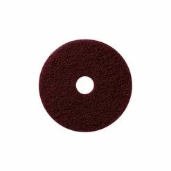 Global Industrial™ 22" Stripping Pad, Burgundy, 5 Per Case