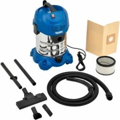 Global Industrial™ Stainless Steel Wet/Dry Vacuum, 6.6 Gallon Cap.