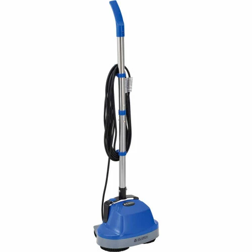 Global Industrial Mini Floor Scrubber With Floor Pads, 11" Cleaning Path - Image 2