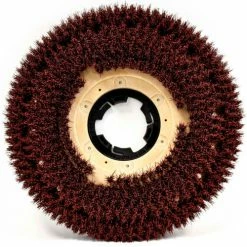 Malish 18" Mal-Grit Lite™ Grit Brush w/Universal Clutch Plate Complete, Red