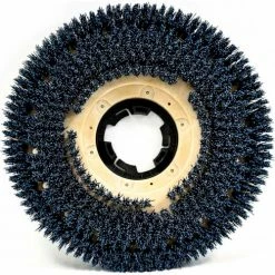 Malish 15" Clean Grit General Purpose Scrub Brush w/Universal Clutch Plate Complete, Blue