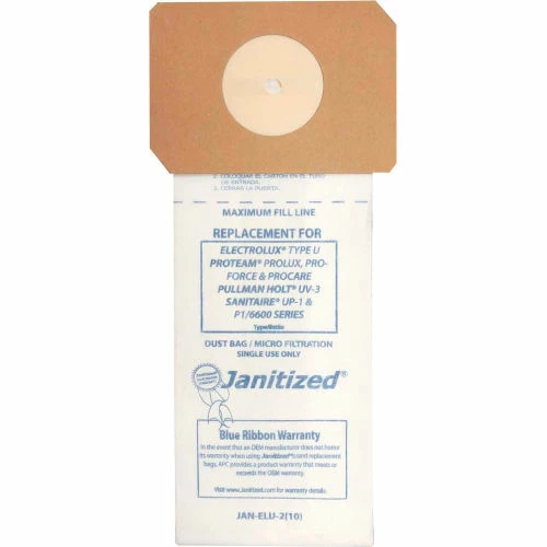 Sanitaire Paper Vacuum Bag - Style UP-1, Uprights P1/6600 series