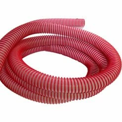 Delfin Industrial Delfin Food Grade Vacuum Hose, 20'L, Red
