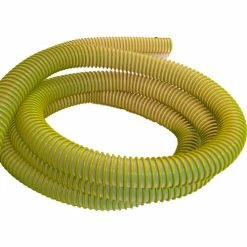Delfin Industrial Delfin Vacuum Hose, 10'L, Yellow