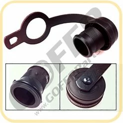 Gofer Parts Replacement Hose End - Drain Cap & Insert For Nobles/Tennant 1218955