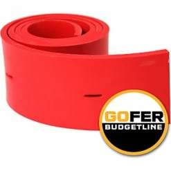 Gofer Parts Replacement Squeegee Front - 3/16 Red - (A) For Nobles/Tennant 1011456