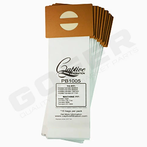 Gofer Parts Replacment Vacuum Bag For Nobles/Tennant 1067457
