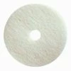 Boss Cleaning Equipment 22" Polishing Pad, White, 5 Per Case