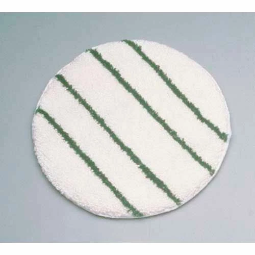 Rubbermaid® Commercial 17" Carpet Bonnet, White/Green