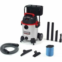 RIDGID® Wet/Dry Vacuum With Cart, 16 Gallon Cap.