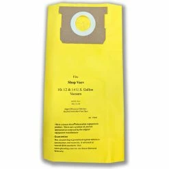 Shop-Vac Shop Vac 10 - 14 Gallon / High Efficiency 770-25 For Drywall Dust Replacement Vacuum Bag
