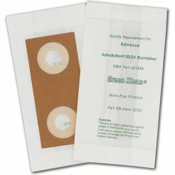 Nilfisk Advance Advolution Passive Dust Bag - 20 & 24 Burnishers - 10(10 Packs)/Case