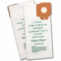 NSS Vacuum Bags Fit Pacer 112/115 Upright Vacuums, Pack of 100