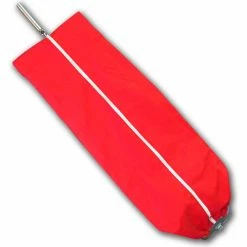 Sanitaire Red Cloth Upright Cloth Bag With Lock, Full Zipper, Use With F&G Only