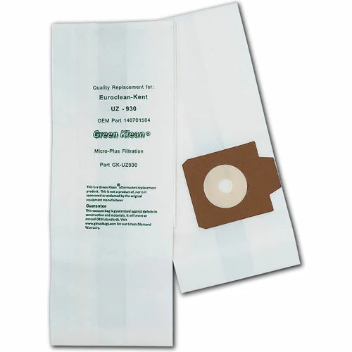 Kent Euroclean Euroclean UZ930, UZ930S, GD930, DP9000, Z990, Z970, Pullman Holt B600900 Vacuum Bags