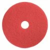 Genuine Joe® 16" Buffing Pad, Red, 5 Per Case