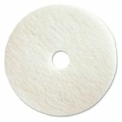Genuine Joe® 18" Polishing Pad, White, 5 Per Case