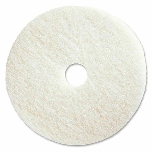Genuine Joe® 18" Polishing Pad, White, 5 Per Case