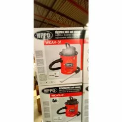 WPPO Rechargeable Ash Vacuum with Attachments, 18V