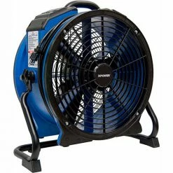XPOWER Industrial Axial Fan With Timer, Variable Speed, 1/3 HP, 3600 CFM